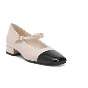 VAGABOND SHOEMAKERS cream Leather Debbi Mary Jane Pumps